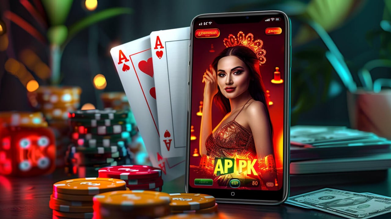 Ilustrasi layar permainan slot online di mawaetoto dengan antarmuka modern dan warna cerah